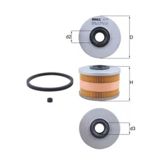 Filtre à carburant KNECHT KX 79D