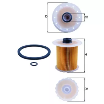 Filtre à carburant KNECHT KX 81D