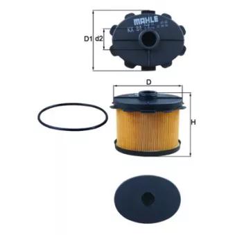 Filtre à carburant KNECHT KX 84D