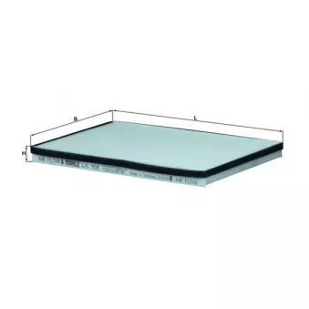 Filtre, air de l'habitacle KNECHT LA 108