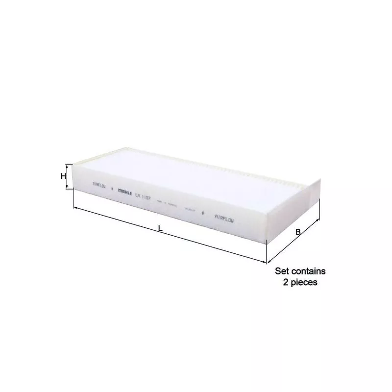 Filtre, air de l'habitacle KNECHT LA 1157/S