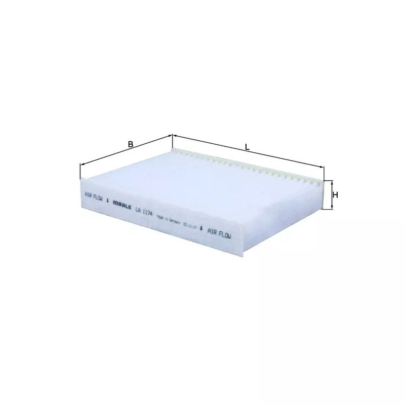 Filtre, air de l'habitacle KNECHT LA 1174
