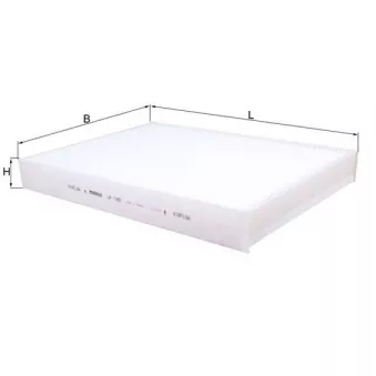 Filtre, air de l'habitacle KNECHT LA 1185