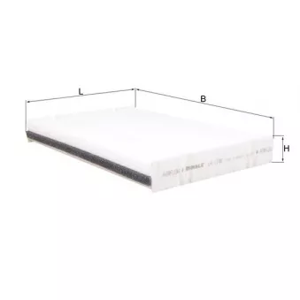 Filtre, air de l'habitacle KNECHT LA 1198