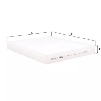 Filtre, air de l'habitacle KNECHT LA 1399