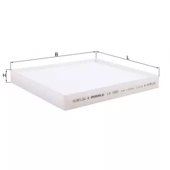 Filtre, air de l'habitacle KNECHT LA 1505