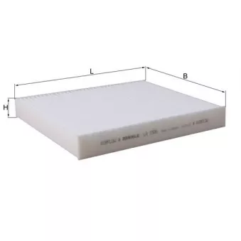 Filtre, air de l'habitacle KNECHT LA 1506