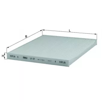 Filtre, air de l'habitacle KNECHT LA 157