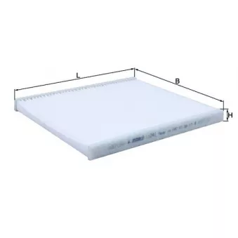 Filtre, air de l'habitacle KNECHT LA 241