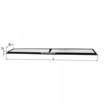 Filtre, air de l'habitacle KNECHT LA 248