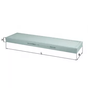 Filtre, air de l'habitacle KNECHT LA 25