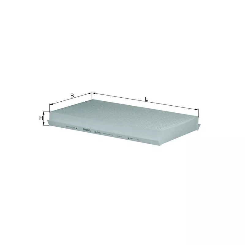 Filtre, air de l'habitacle KNECHT LA 280