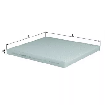 Filtre, air de l'habitacle KNECHT LA 301