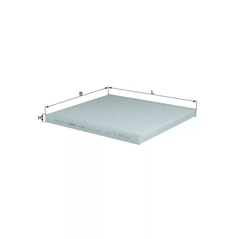 Filtre, air de l'habitacle KNECHT LA 301
