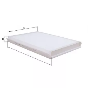 Filtre, air de l'habitacle KNECHT LA 307