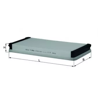 Filtre, air de l'habitacle KNECHT LA 32/3
