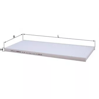 Filtre, air de l'habitacle KNECHT LA 34