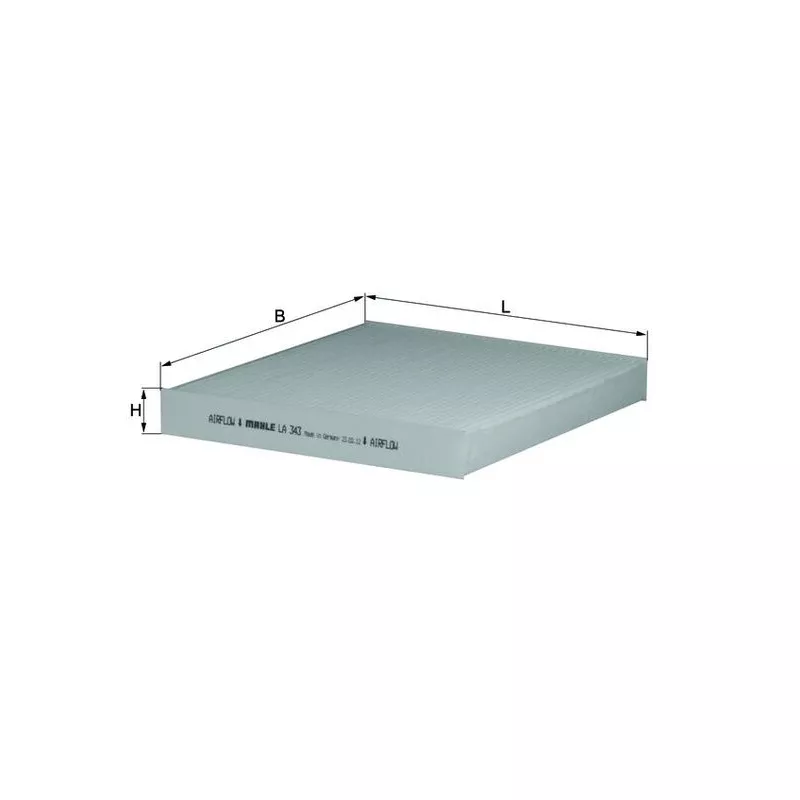 Filtre, air de l'habitacle KNECHT LA 343