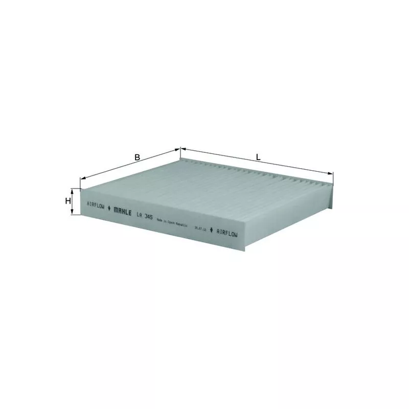 Filtre, air de l'habitacle KNECHT LA 345
