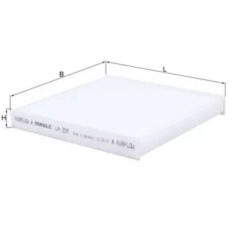 Filtre, air de l'habitacle KNECHT LA 359