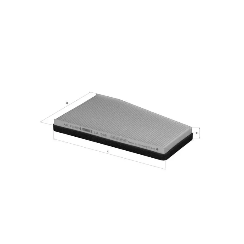 Filtre, air de l'habitacle KNECHT LA 368