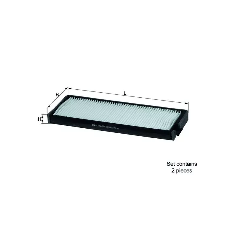 Filtre, air de l'habitacle KNECHT LA 377/S