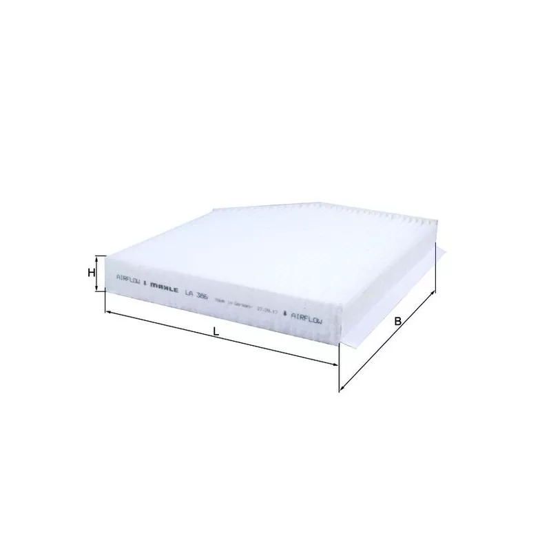 Filtre, air de l'habitacle KNECHT LA 386