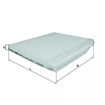 Filtre, air de l'habitacle KNECHT LA 39