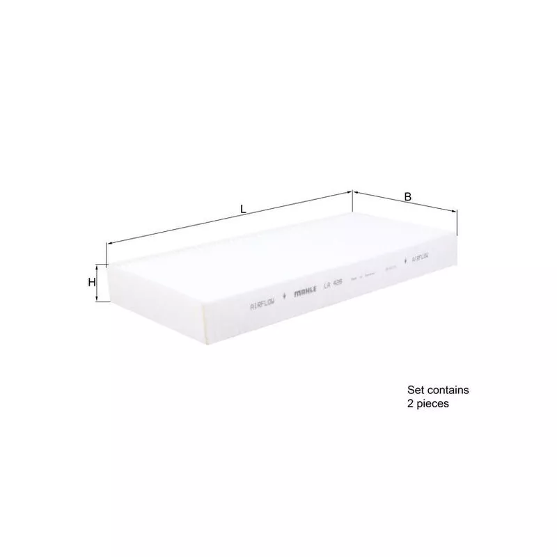 Filtre, air de l'habitacle KNECHT LA 426/S
