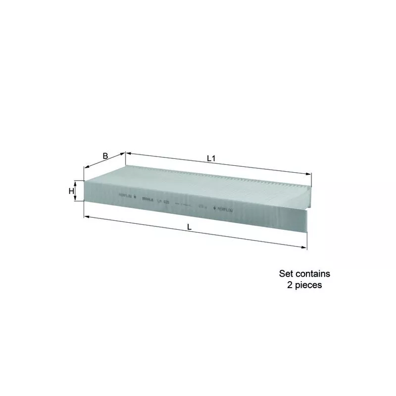 Filtre, air de l'habitacle KNECHT LA 428/S