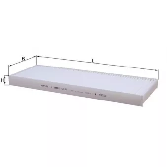 Filtre, air de l'habitacle KNECHT LA 45