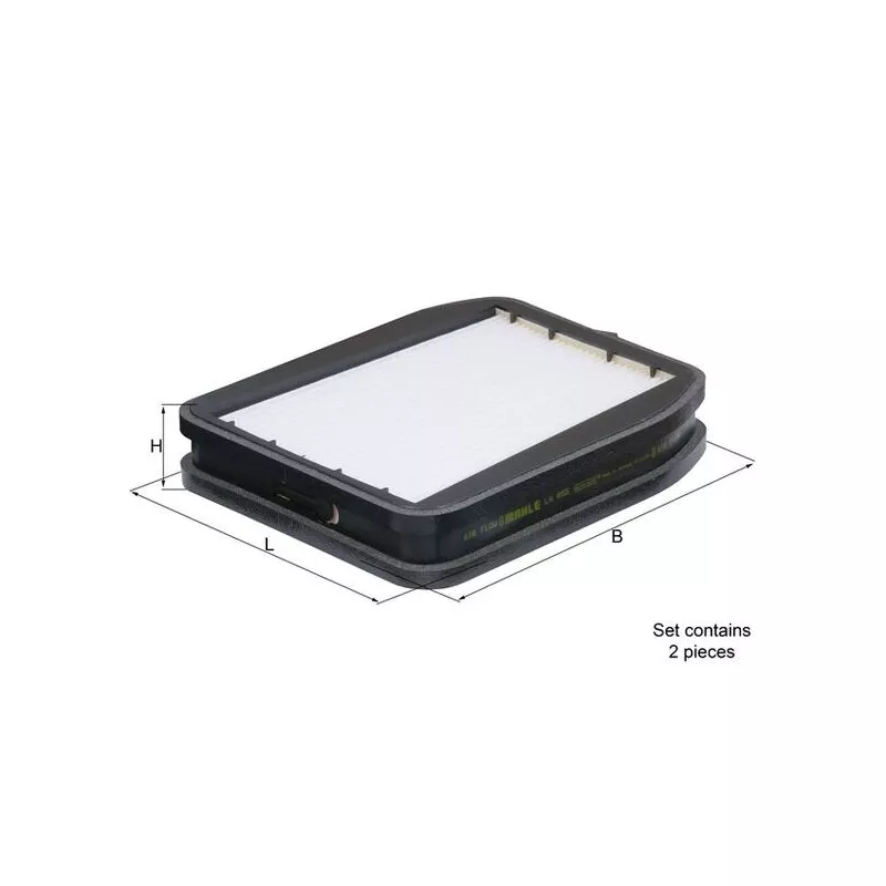 Filtre, air de l'habitacle KNECHT LA 455/S