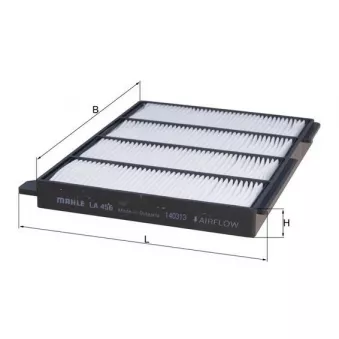 Filtre, air de l'habitacle KNECHT LA 456
