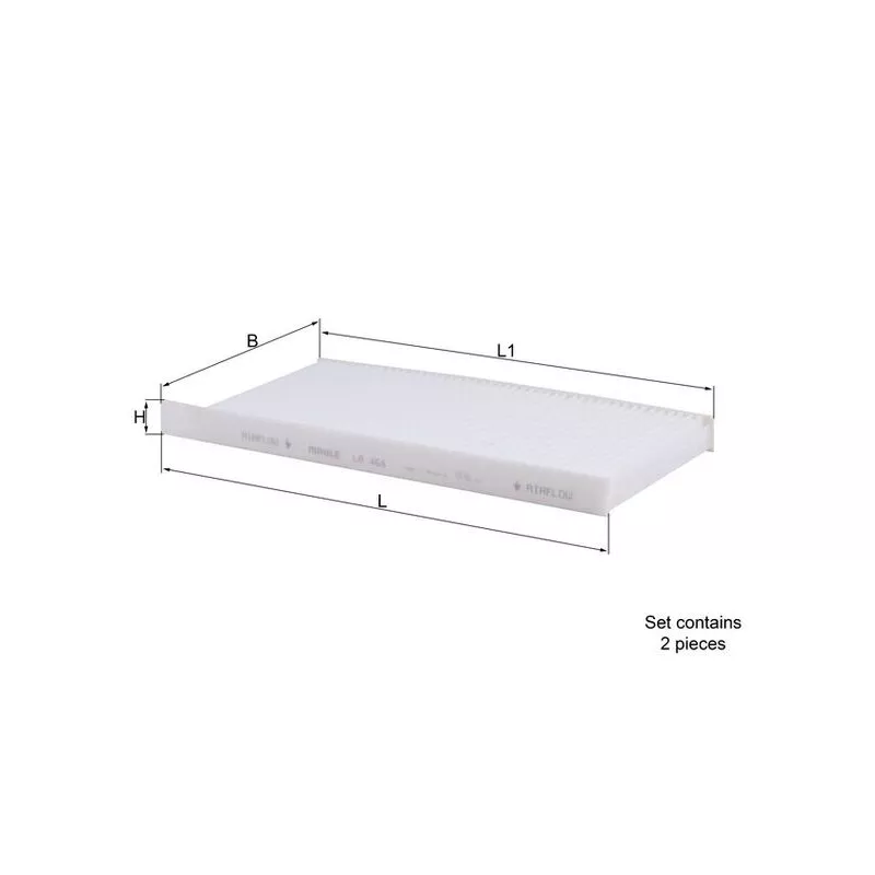Filtre, air de l'habitacle KNECHT LA 468/S