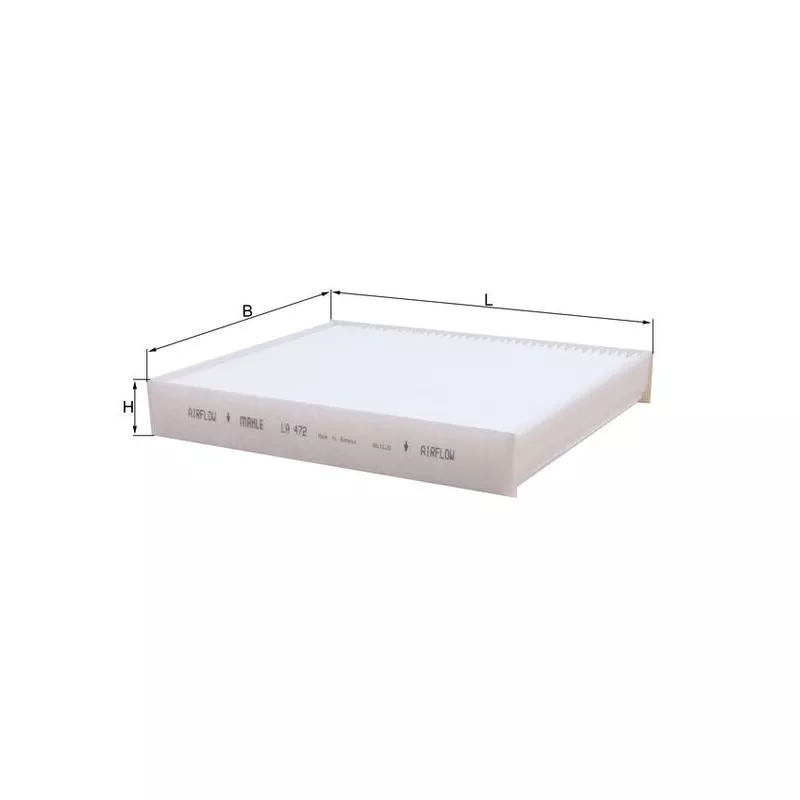 Filtre, air de l'habitacle KNECHT LA 472