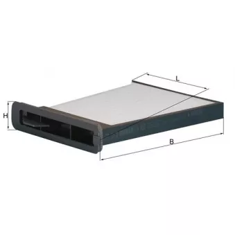 Filtre, air de l'habitacle KNECHT LA 480