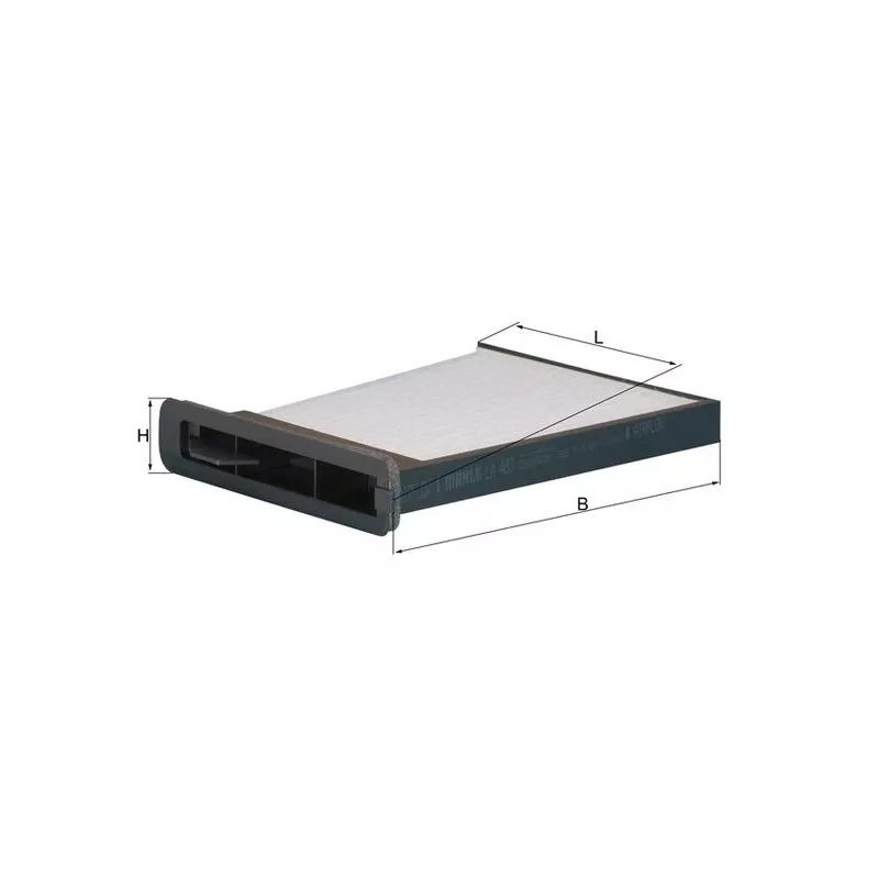 Filtre, air de l'habitacle KNECHT LA 480
