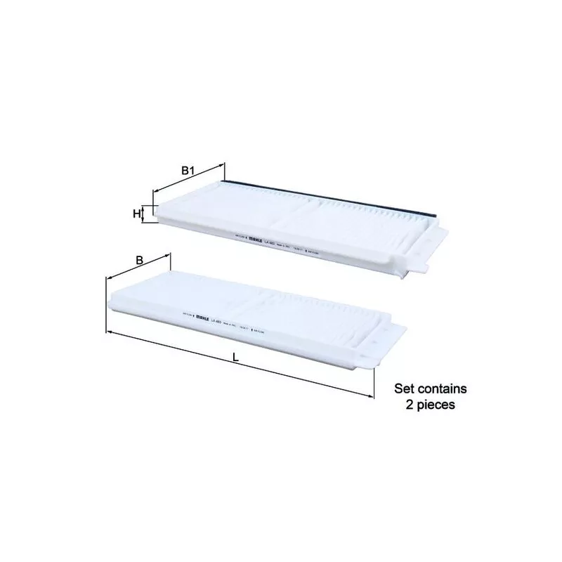 Filtre, air de l'habitacle KNECHT LA 483/S