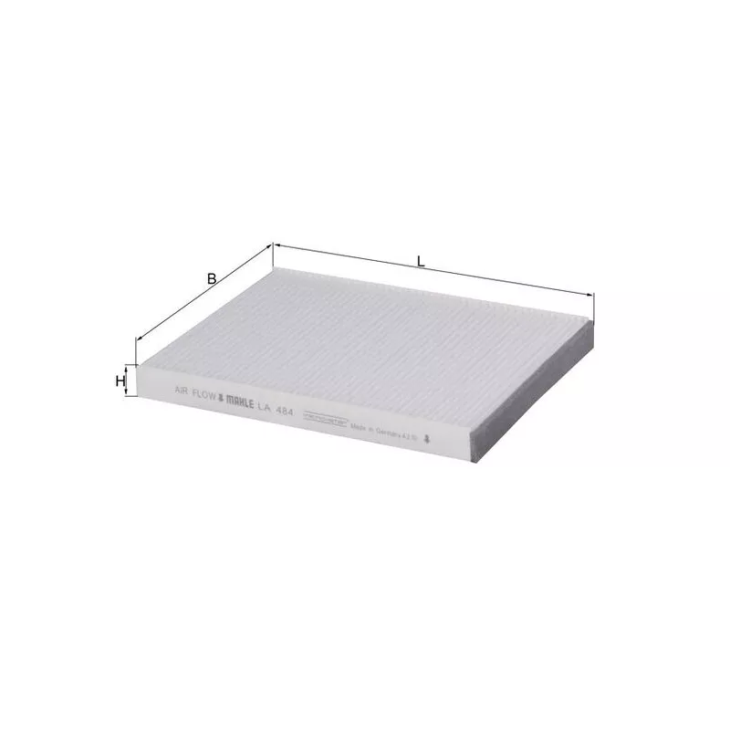 Filtre, air de l'habitacle KNECHT LA 484