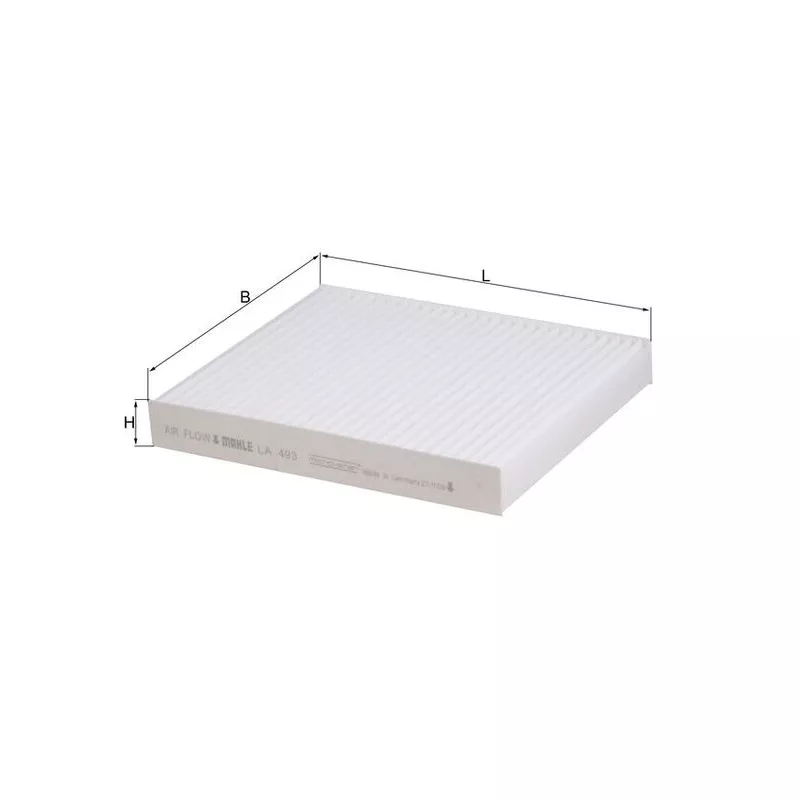 Filtre, air de l'habitacle KNECHT LA 493