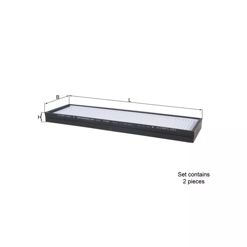 Filtre, air de l'habitacle KNECHT LA 495/S