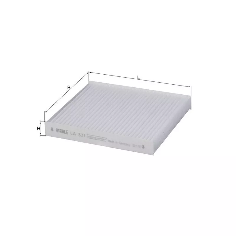 Filtre, air de l'habitacle KNECHT LA 531