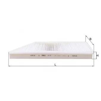 Filtre, air de l'habitacle KNECHT LA 57