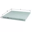Filtre, air de l'habitacle KNECHT LA 60 - Visuel 1