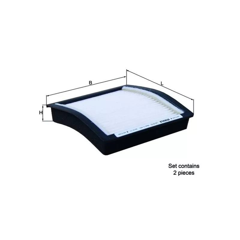 Filtre, air de l'habitacle KNECHT LA 615/S