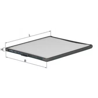 Filtre, air de l'habitacle KNECHT LA 624