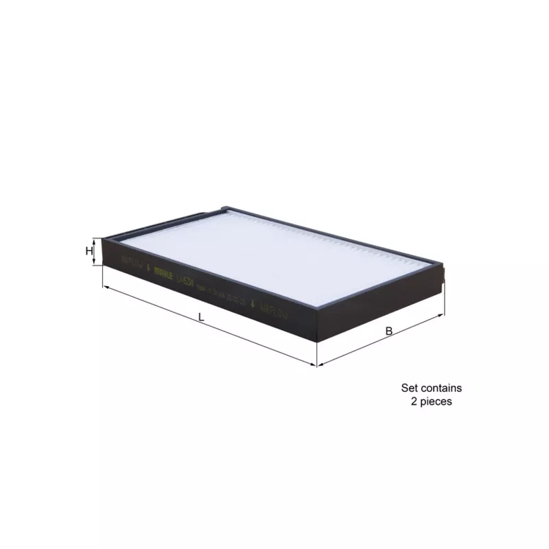 Filtre, air de l'habitacle KNECHT LA 634/S