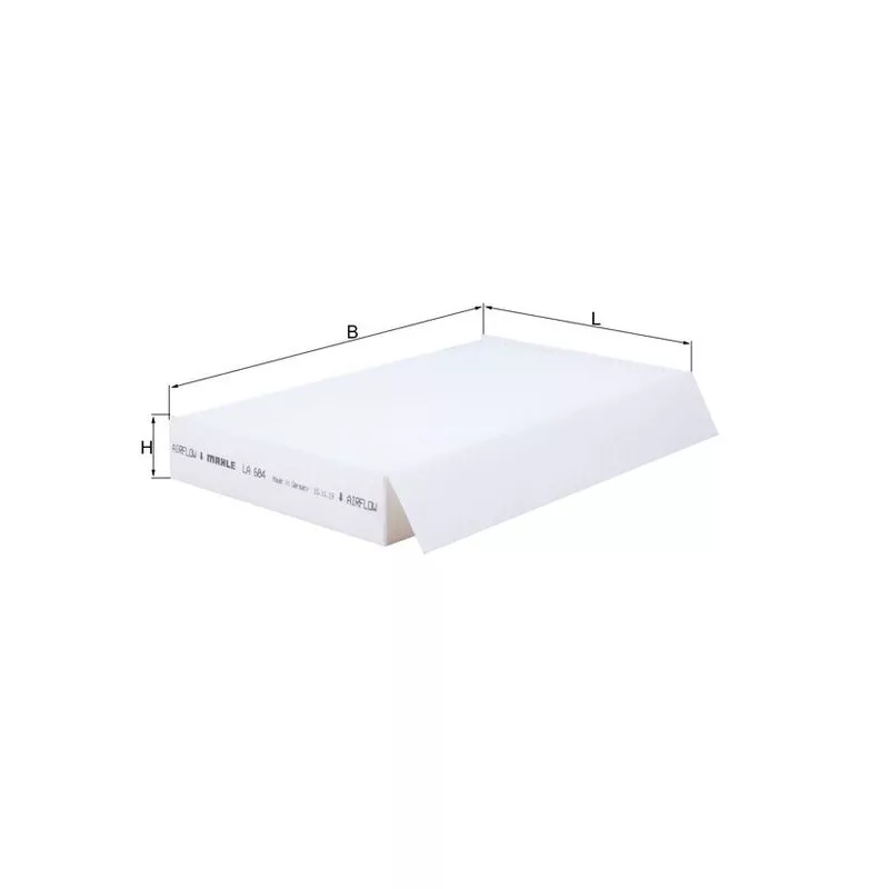Filtre, air de l'habitacle KNECHT LA 684
