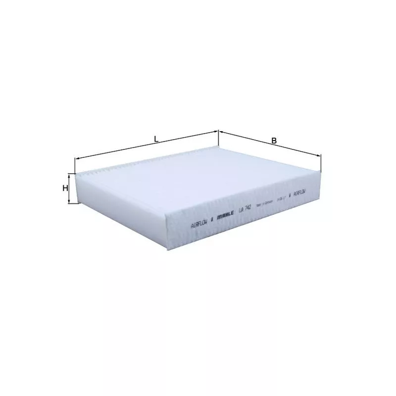 Filtre, air de l'habitacle KNECHT LA 742