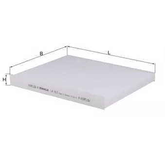 Filtre, air de l'habitacle KNECHT LA 813